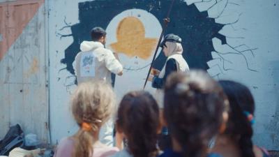 "Compass of the Free" - Mural in Rafah