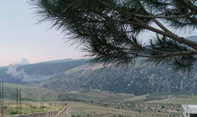 Civil Defense Reopens Road in Al-Jbain Following Building Targeting (Video)