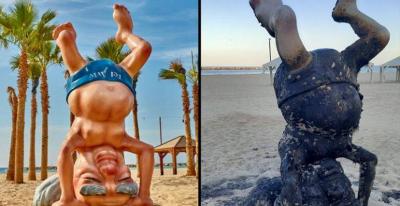 David Ben-Gurion Statue Burned in Tel Aviv, Police Investigating
