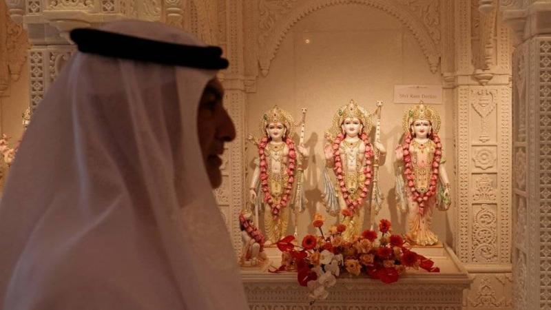 Inauguration of a Massive Hindu Temple in an Islamic Country