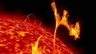 Video: Sudden Solar Eruption Causes Radio Outage!