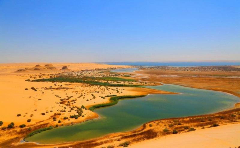 The Enchanted Lake in Fayoum: 