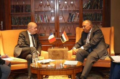 Le Drian in Egypt: Lebanese Presidency as the Focus of the Meeting