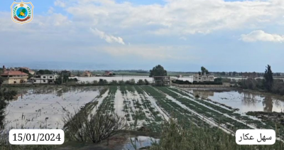 Report from the Ministry of Agriculture on Flood Damage in Akkar and Wadi Khaled