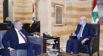 Mikati During His Meeting with the Turkish Foreign Minister: Stop the Ongoing War