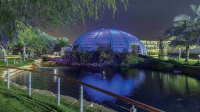 In Dubai, the Sustainable City Adorns Itself in Blue!
