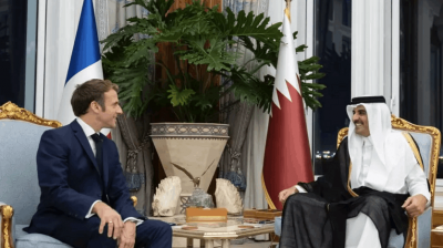 Lebanon on the Agenda of Talks Between Macron and the Emir of Qatar