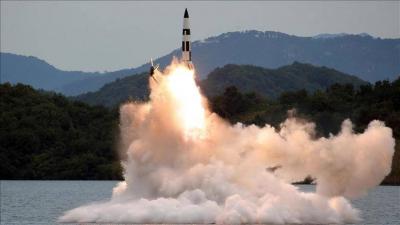 North Korea Launches Ballistic Missile off South Korea's Coast