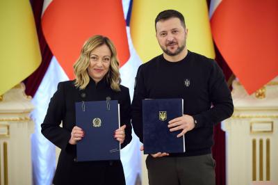 Ukraine Signs Security Agreements with Italy and Canada