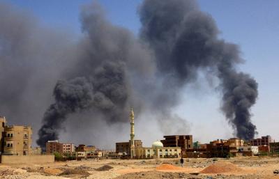 Black Smoke Covers Khartoum Amid Sessions in New York