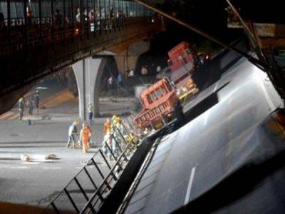19 Killed in Highway Collapse in China (Video)
