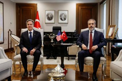 Blinken in Ankara: We Discussed Efforts to Expand Humanitarian Aid in Gaza