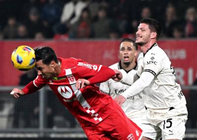 Suspension of Milan's Jovic for Assaulting Monza Defender