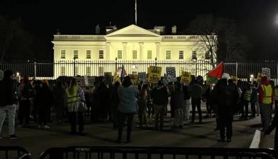 Protests by Activists in New York and Washington Against US and British Strikes in Yemen