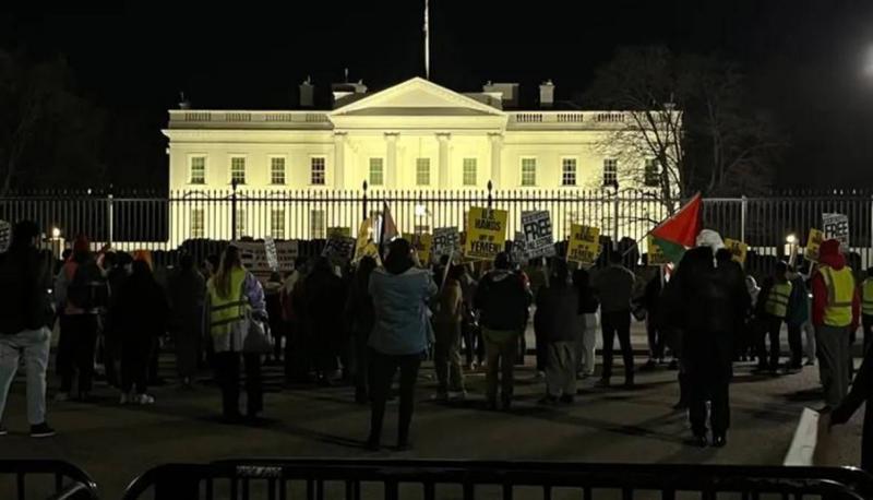 Protests by Activists in New York and Washington Against US and British Strikes in Yemen