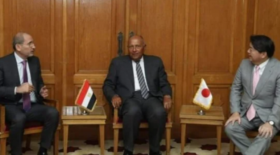 Ministers of Foreign Affairs of Egypt, Jordan, and Japan Emphasize the Importance of Achieving Peace
