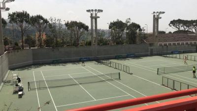 Draw for the First International Tennis Tournament