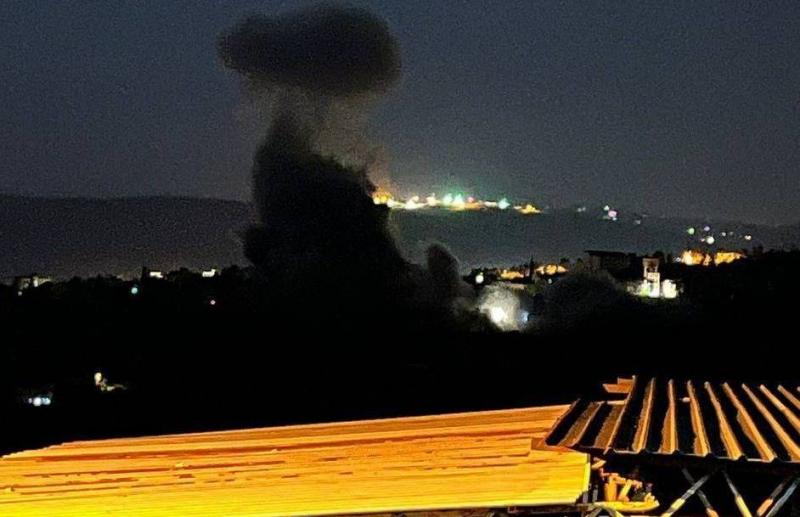 Series of Israeli Airstrikes Shakes Southern Lebanon in the Evening