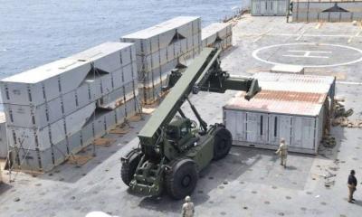 Pentagon: Construction of Floating Dock Off Gaza Completed