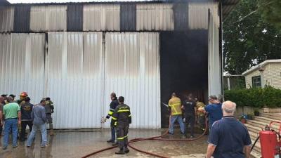 "Massive Fire" Inside a Factory in Taanayel