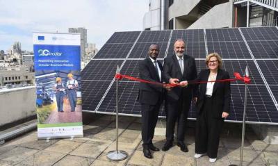 Bouchkian Launches "Photovoltaic System" at the Ministry