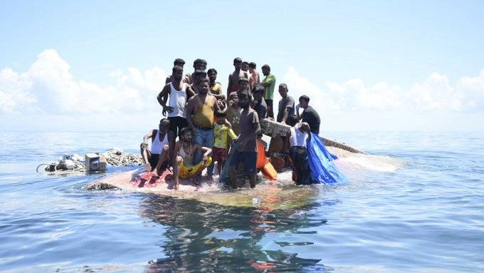 Rescue of 69 Refugees Off the Coast of Indonesia