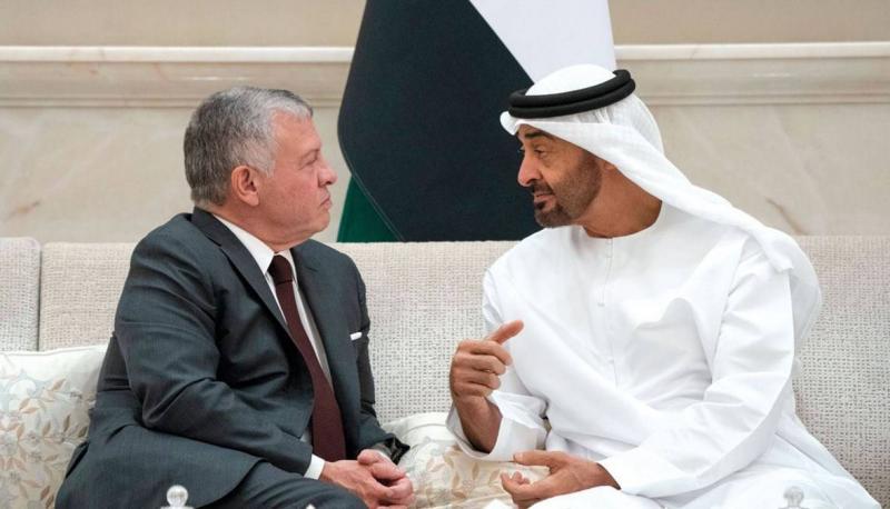 King of Jordan Arrives in the UAE on a Fraternal Visit