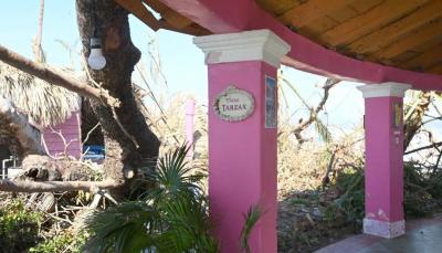 Hurricane Otis Destroys the Famous "Tarzan House" in Acapulco, Mexico