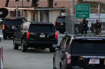 Trump Leaves Fulton Jail in Georgia After Being Released on Bail