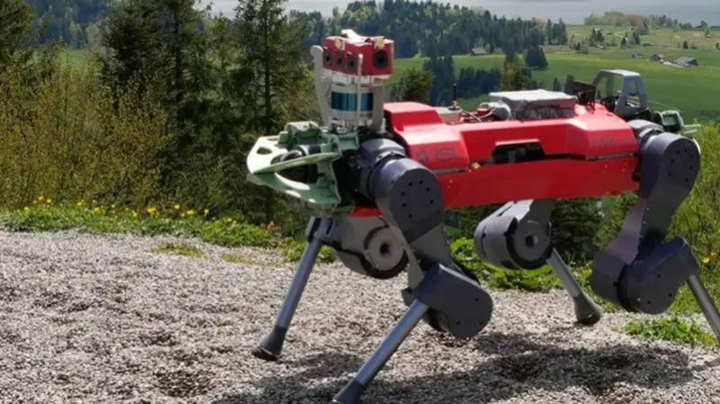 Four-Legged Robot Jumps Like a Deer in Switzerland