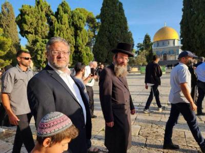 Ben-Gvir Leads Settlers' Incursion into Al-Aqsa Mosque
