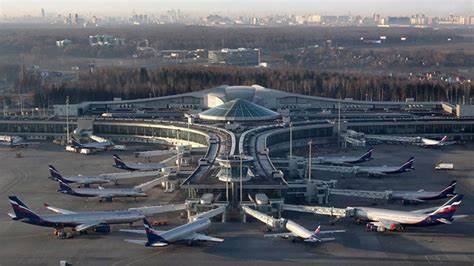 Fire Breaks Out at Airport in Russia