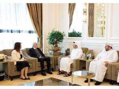 Title: Qatari Prime Minister Receives Jumblatt