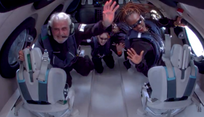 American with Parkinson's Heads to Space