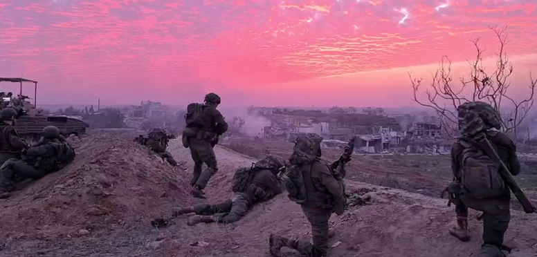 Israeli Army Celebrates Destruction of Buildings in Gaza (Video)