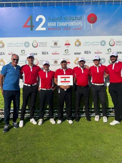 Lebanon's Delegation in Golf Competes in the Arab Championship