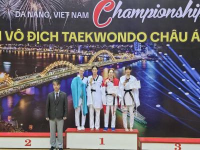 Bronze Medal for Leticia Aoun at the Asian Taekwondo Championship