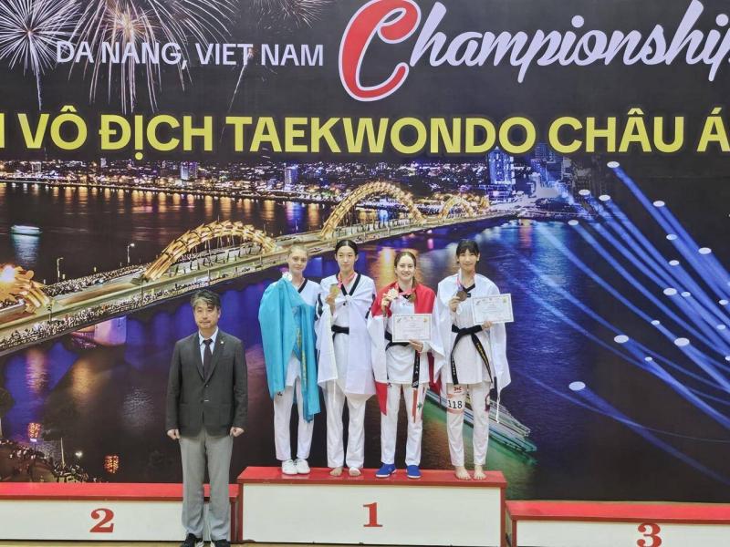 Bronze Medal for Leticia Aoun at the Asian Taekwondo Championship