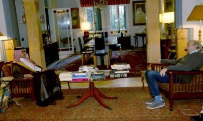 Walid Jumblatt Discusses Developments in Lebanon and the Region with Al-Bukhari