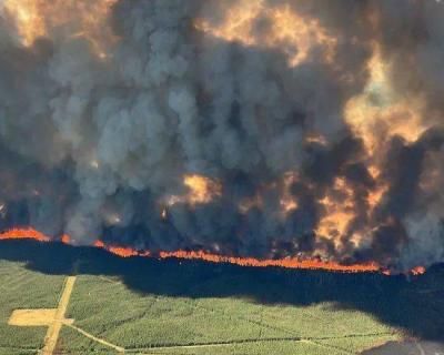 Title: Out-of-Control Wildfires Threaten Infrastructure in Canada