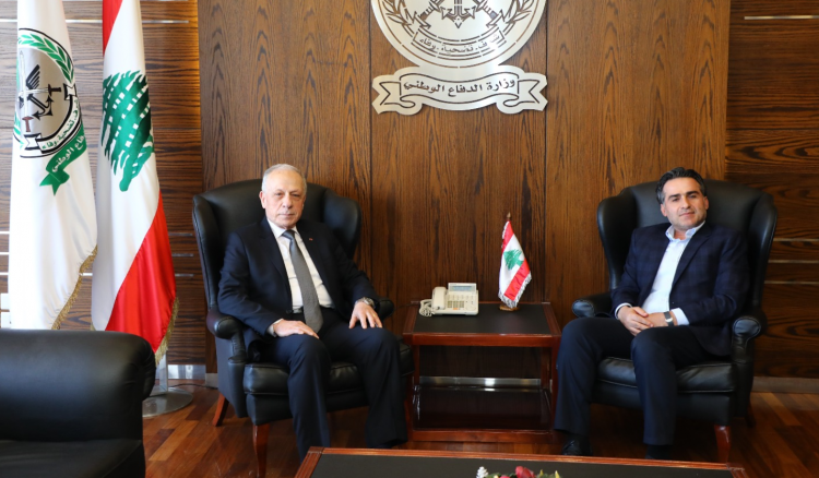 Defense Minister Meets with Hamieh and MP Ayoub