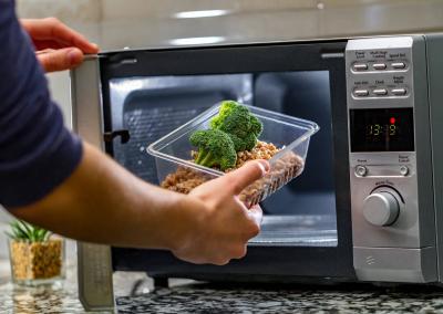 Caution: Do Not Heat Food in "Non-Microwave Safe" Dishes