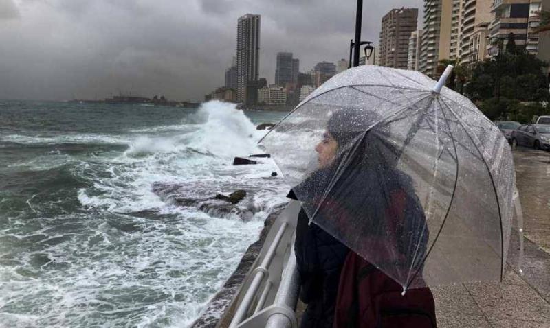 Series of Low Pressure Systems Affecting Lebanon Bringing Heavy Rain