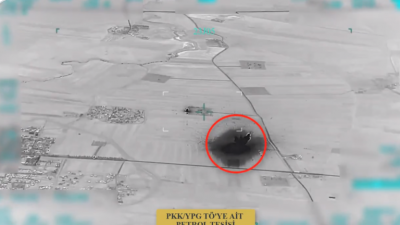 Turkish Air Operations in Northern Syria and Loss of Armed Drone