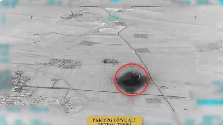 Turkish Air Operations in Northern Syria and Loss of Armed Drone