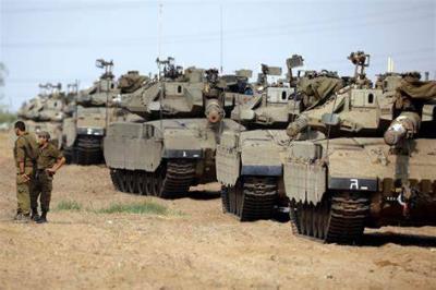 Title: Israeli Forces Conduct Operation in Al-Bureij Area of Central Gaza