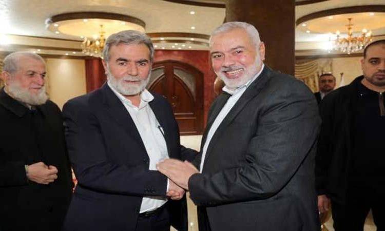 Haniyeh and Al-Nakhalah Discuss New Proposal for Ceasefire in Gaza