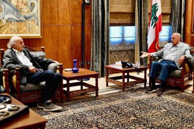 Jumblatt and Berri Surprised by Embassies' Warnings and Calls for Nationals to Leave Lebanon