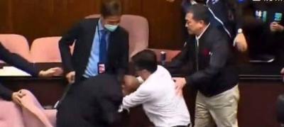 Video: Parliament Turns into Wrestling Arena