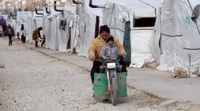 Signages in the Area Demand the Return of Syrian Refugees